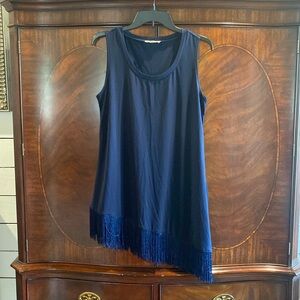 Ladies Sleeveless Top with fringe